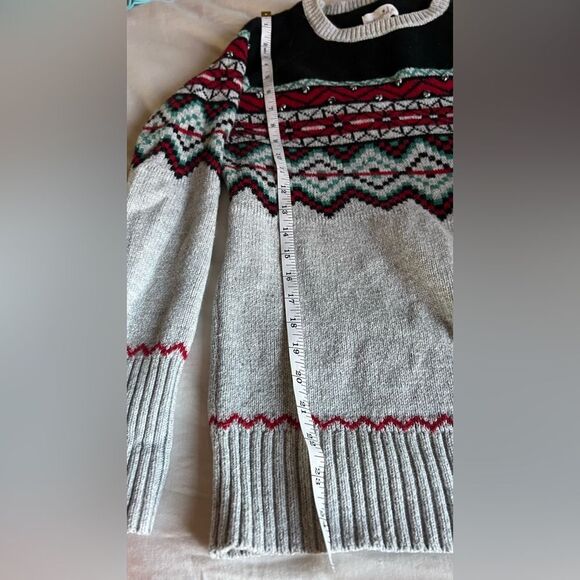 Women's Festive Knit Sweater - Picture 3 of 5